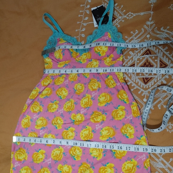 Betsey Johnson X Knix Rose Print Nightgown XS - Picture 10 of 11